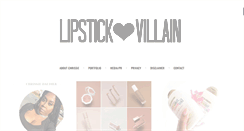 Desktop Screenshot of lipstickvillain.com